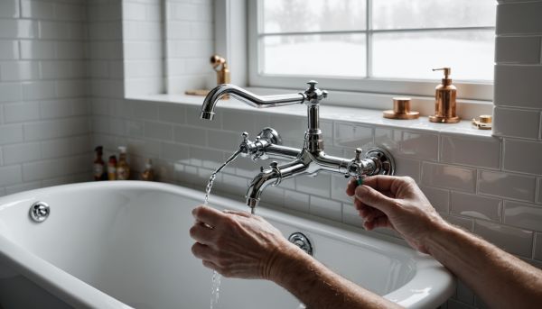 Comment fixer un robinet de baignoire mural ?