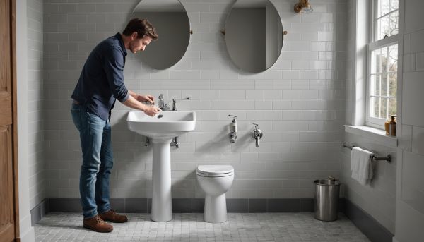 Comment poser un lavabo sur colonne pas à pas ?